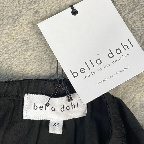 NWT Bella Dahl Flowy Elastic Neck Blouse Top Glitter Burnout Holiday Party XS - Picture 8 of 10